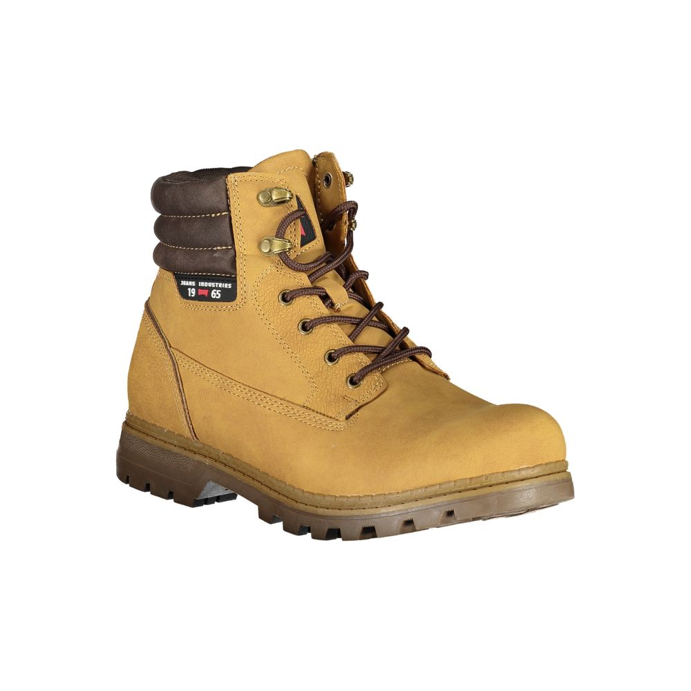 Yellow Polyester Men Boot Carrera