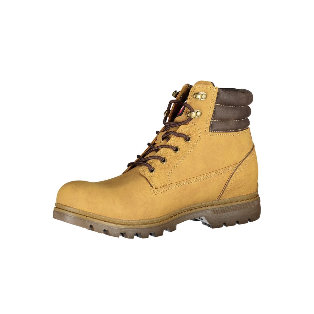 Yellow Polyester Men Boot Carrera