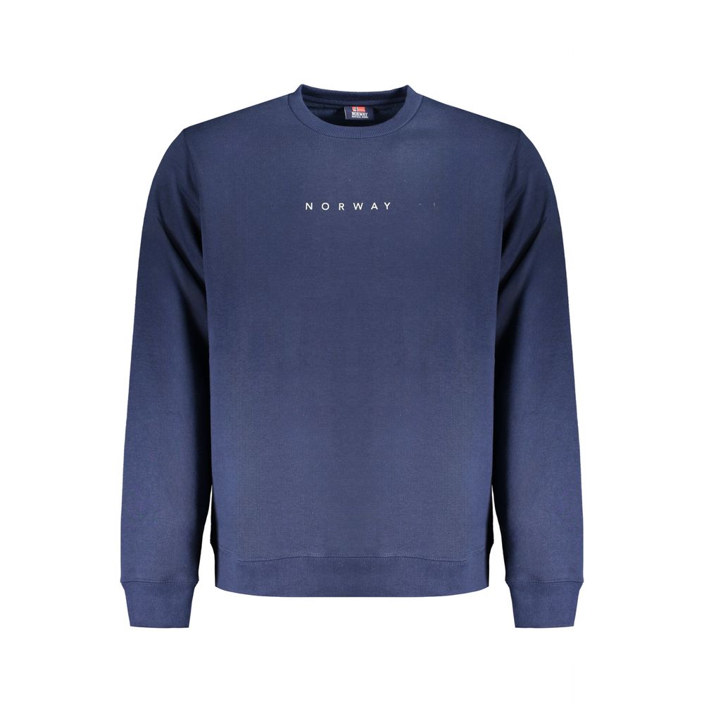 Blue Cotton Men Sweater Norway 1963