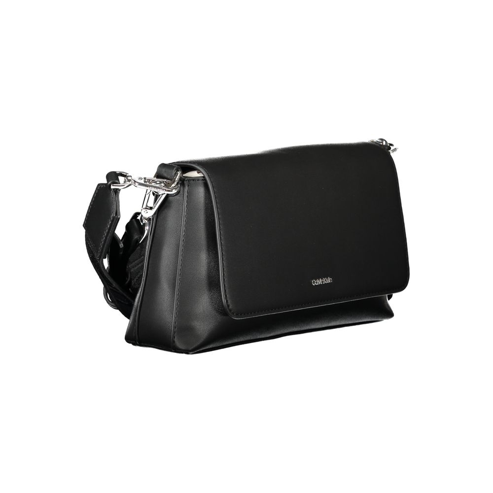 Black Polyester Women Handbag Calvin Klein