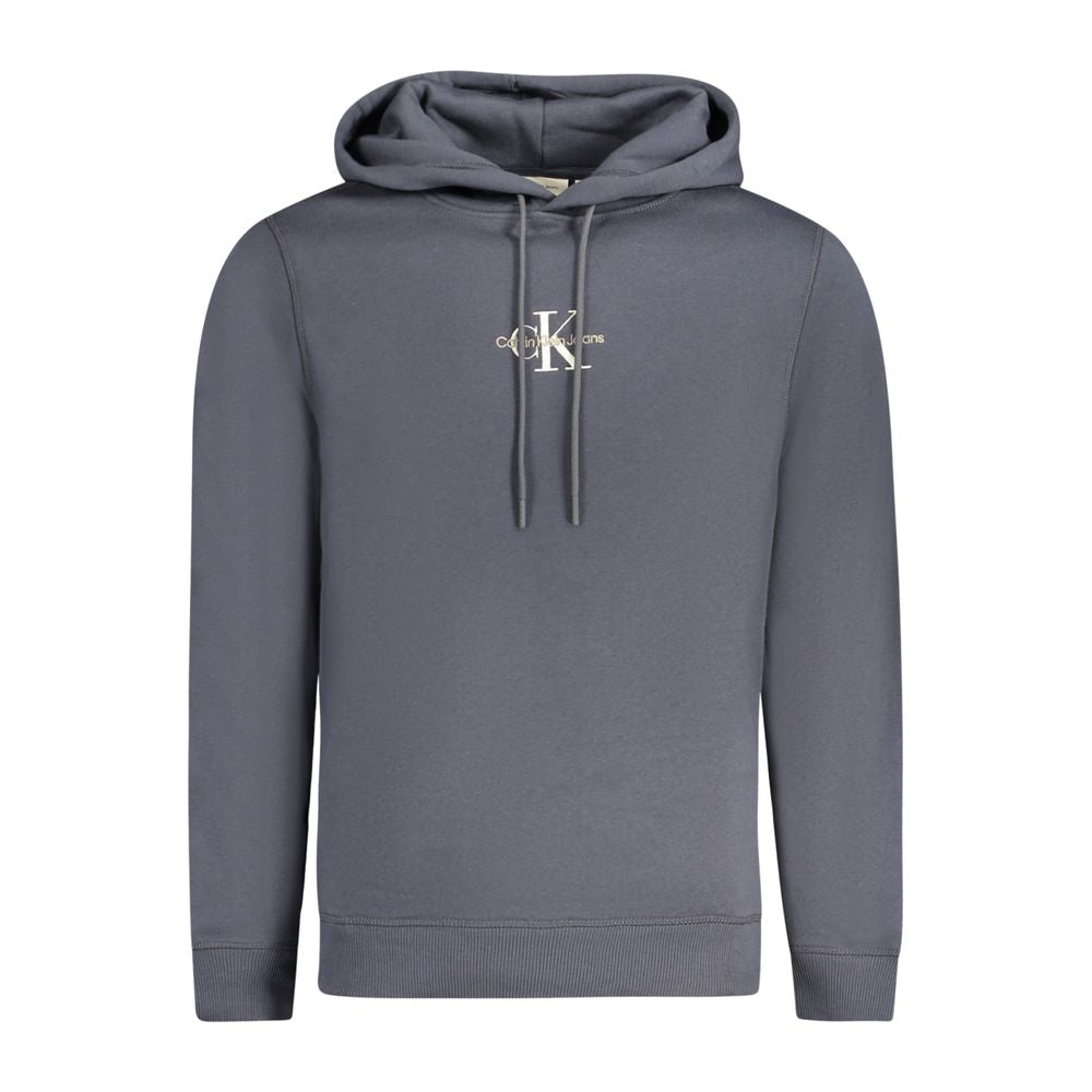 Blue Cotton Men Sweater Calvin Klein