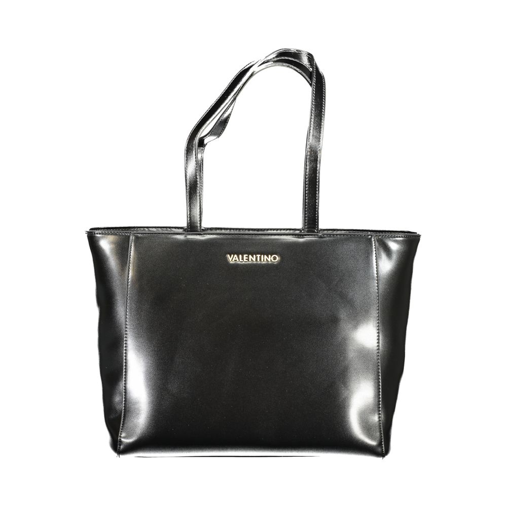 Black Polyethylene Women Handbag Mario Valentino