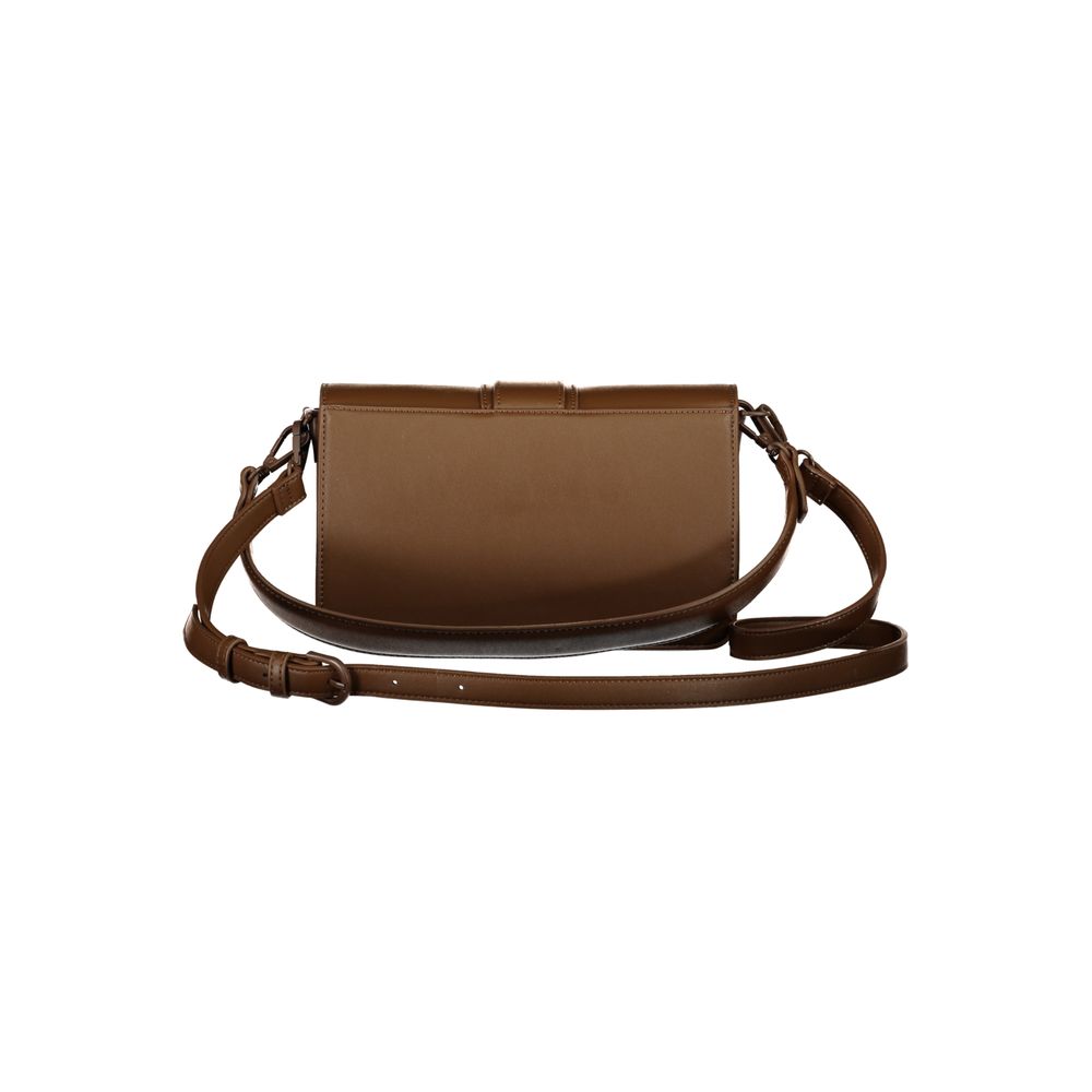 Brown Polyethylene Women Handbag Mario Valentino