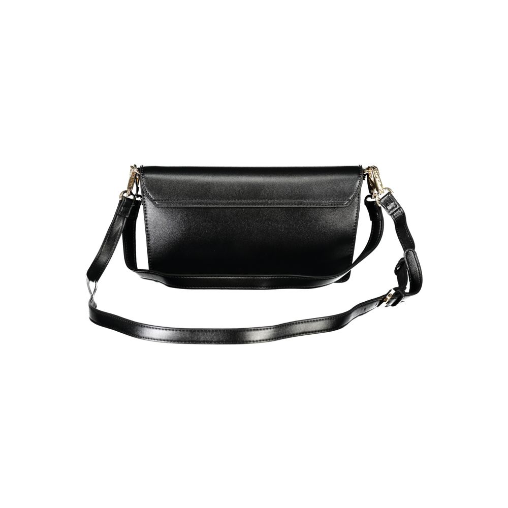 Black Polyethylene Women Handbag Mario Valentino