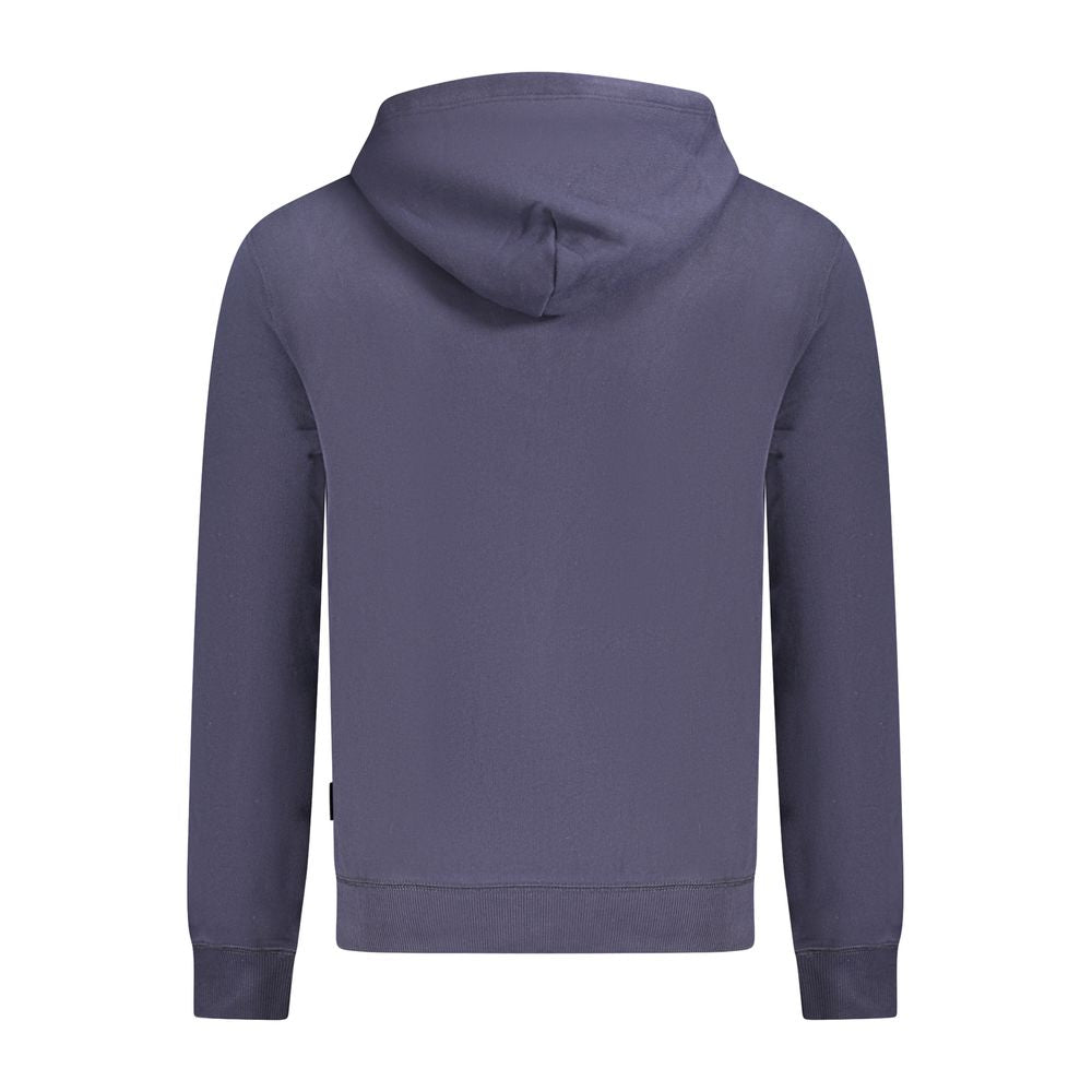 Blue Cotton Men Sweater Napapijri