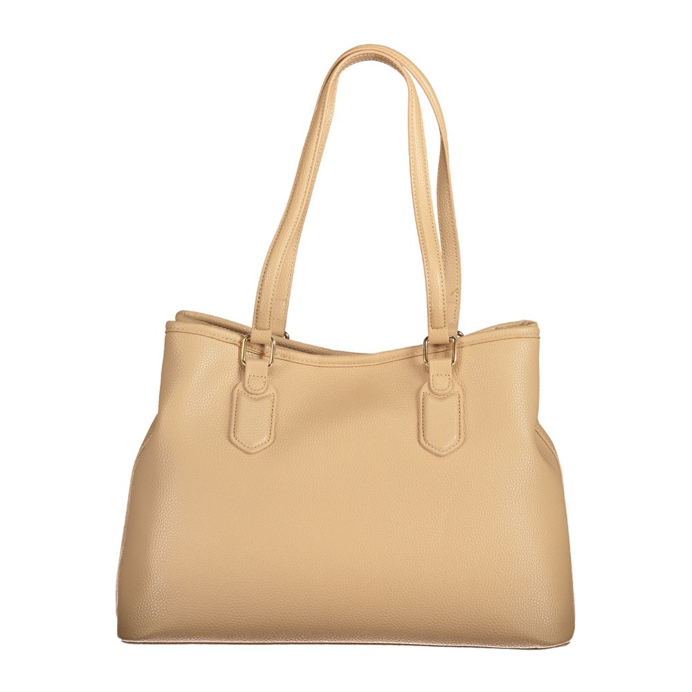 Beige Polyethylene Women Handbag Mario Valentino