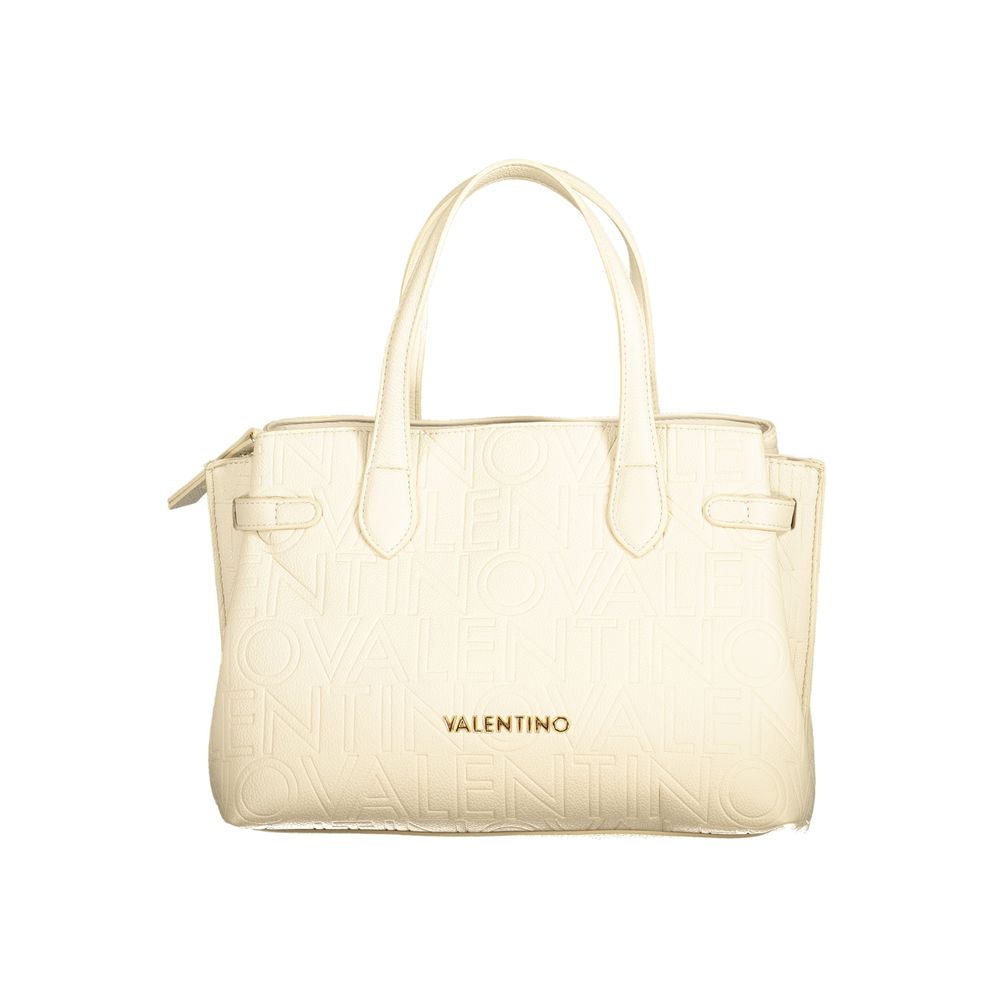 Beige Polyethylene Women Handbag Mario Valentino
