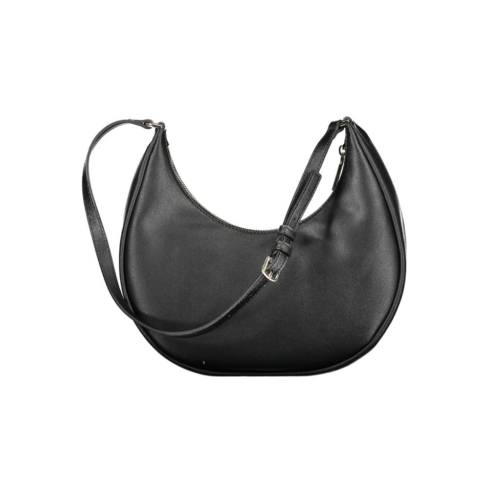 Black Recycled Polyester Women Handbag Calvin Klein