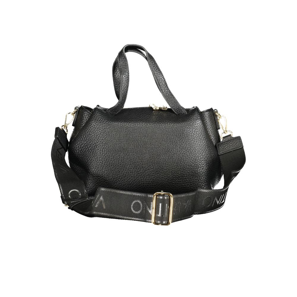 Black Polyethylene Women Handbag Mario Valentino