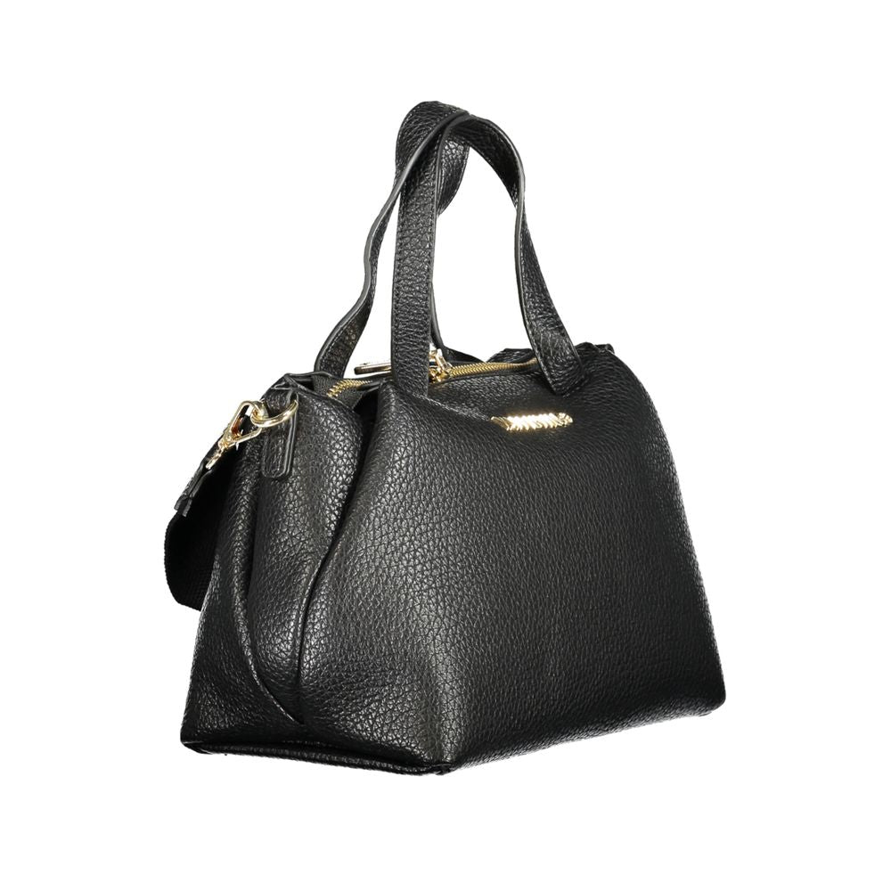 Black Polyethylene Women Handbag Mario Valentino