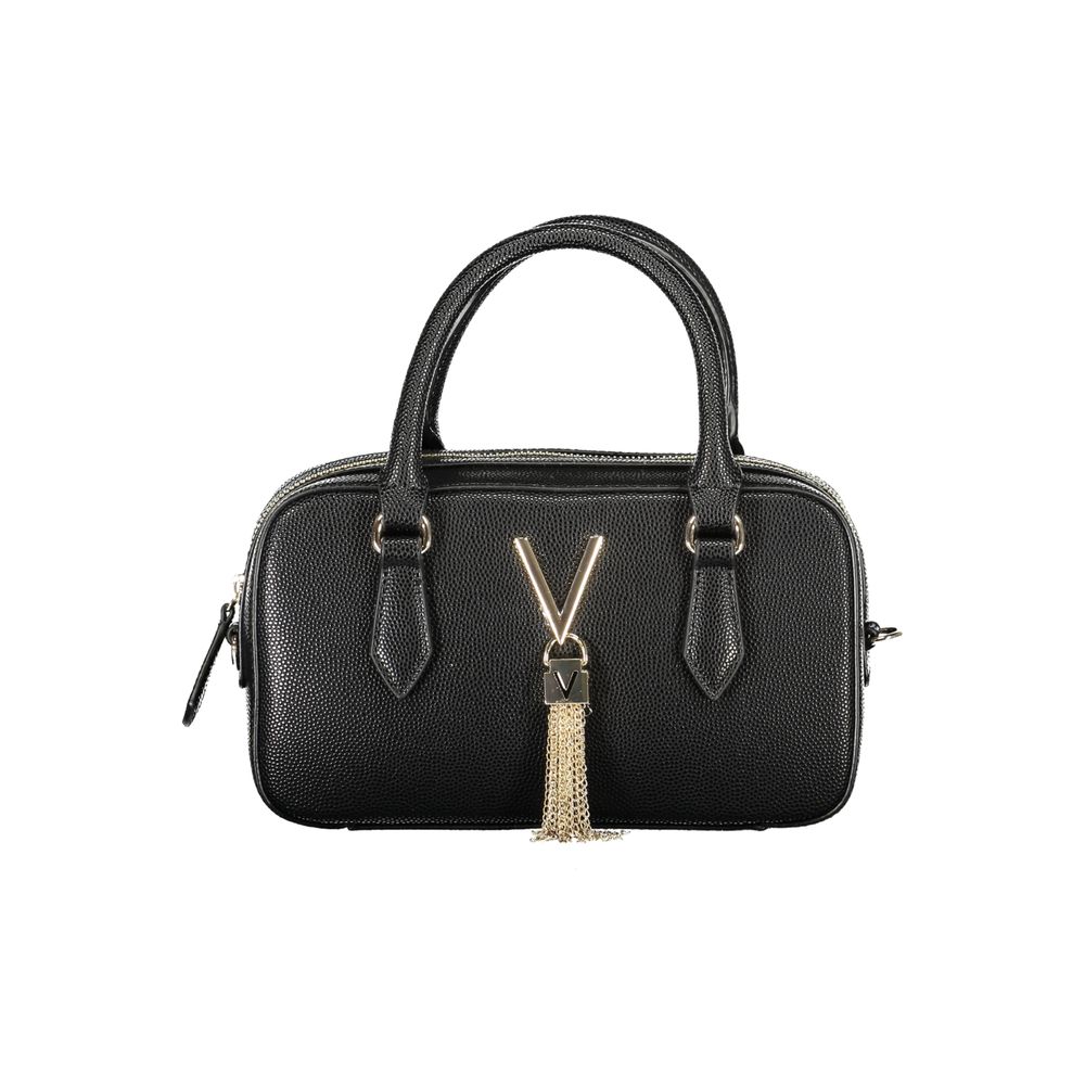 Black Polyethylene Women Handbag Mario Valentino