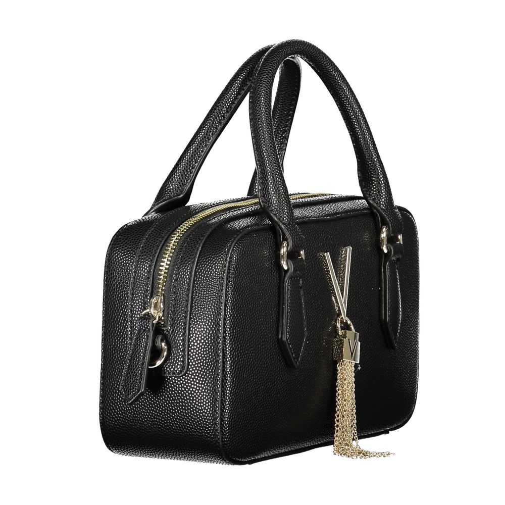 Black Polyethylene Women Handbag Mario Valentino