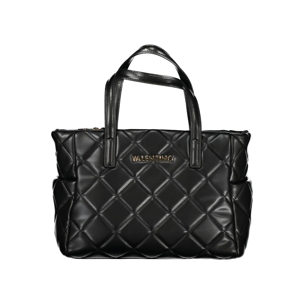 Black Polyethylene Women Handbag Mario Valentino