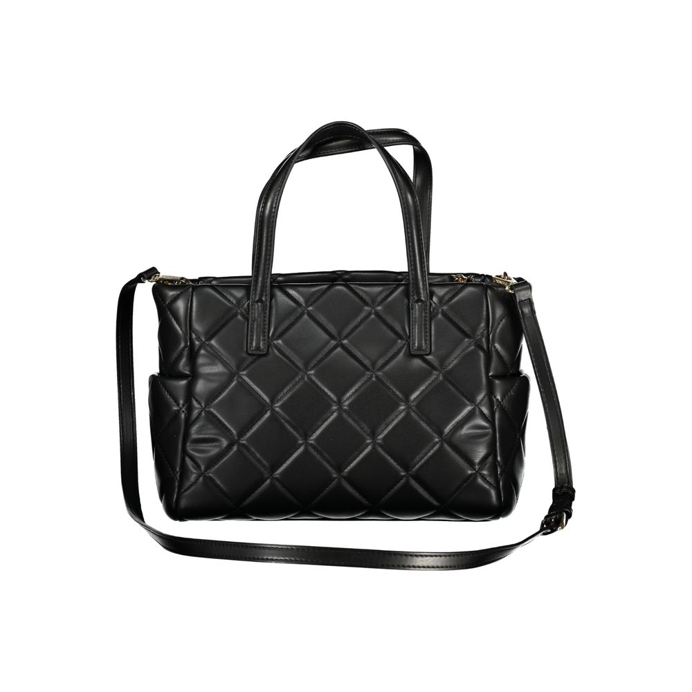 Black Polyethylene Women Handbag Mario Valentino