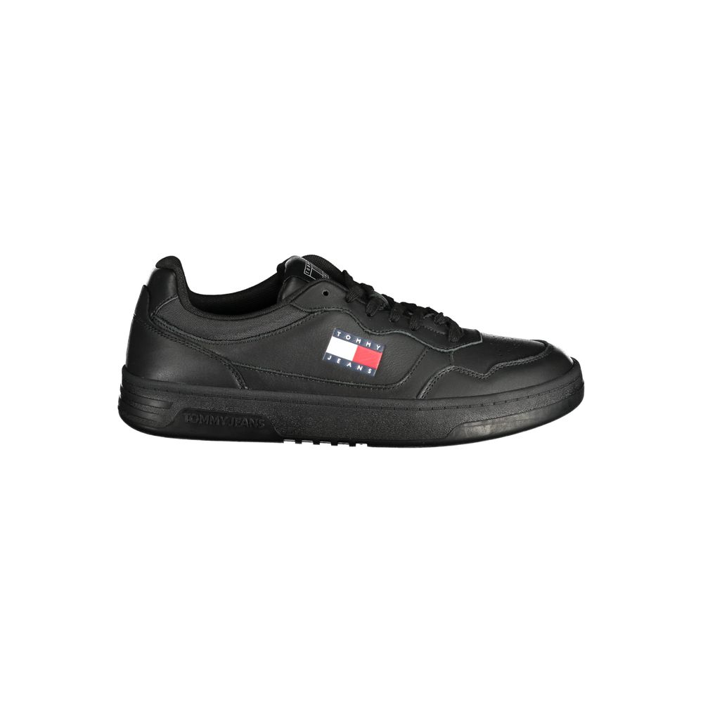 Black Polyethylene Men Sneaker Tommy Hilfiger