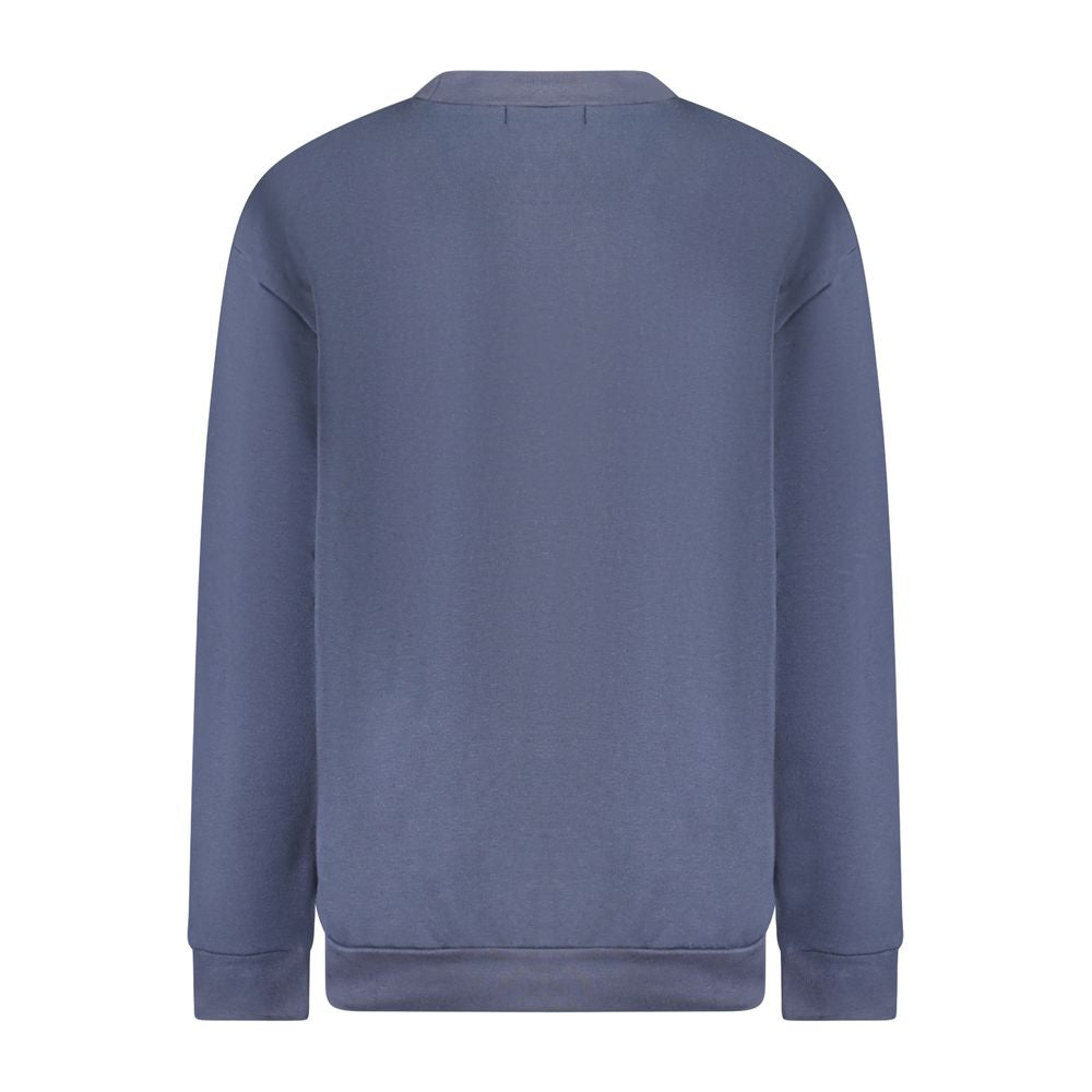 Blue Cotton Women Sweater Cavalli Class