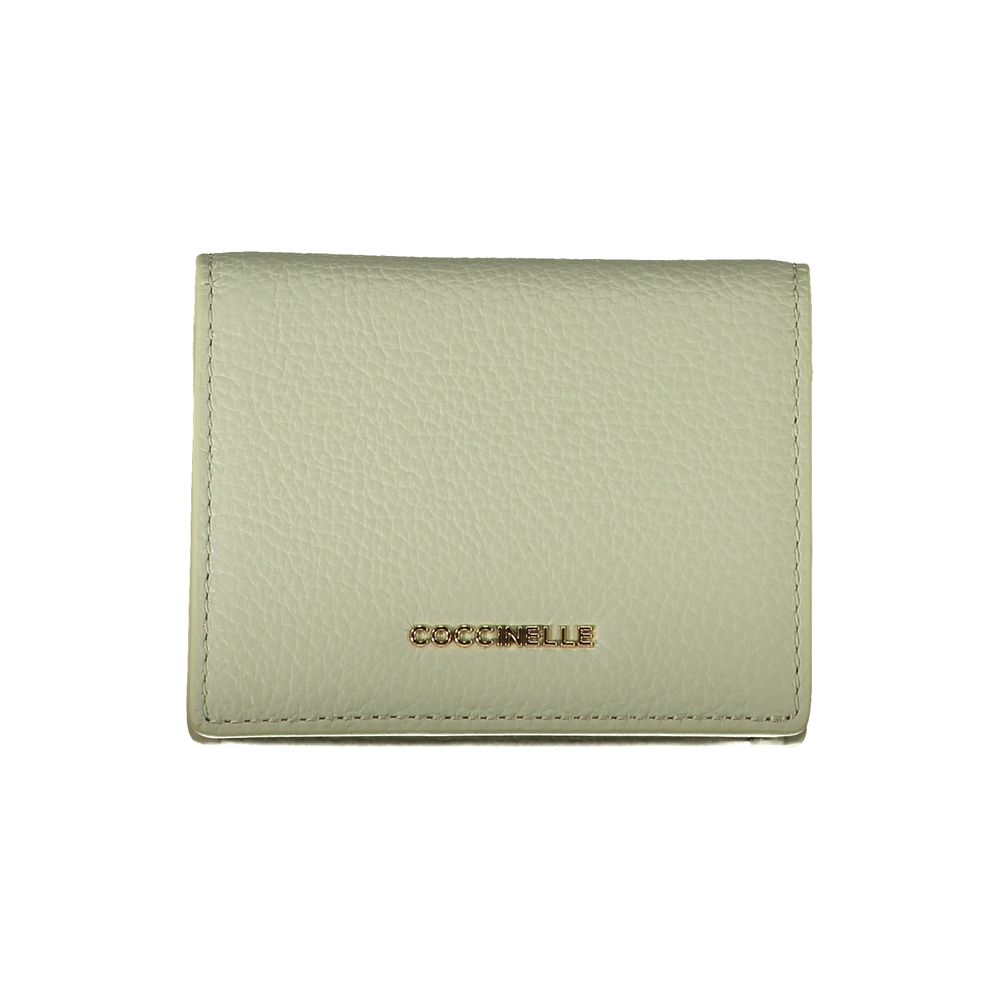 Green Leather Women Wallet Coccinelle