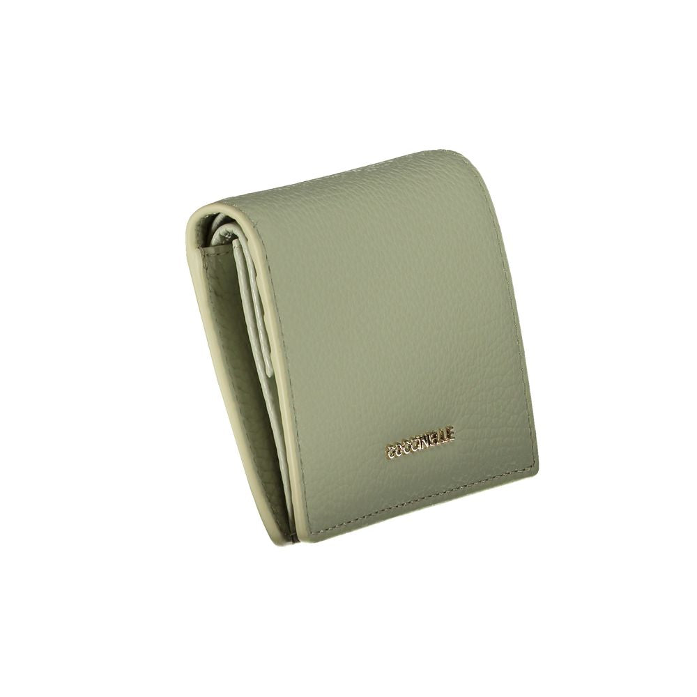 Green Leather Women Wallet Coccinelle