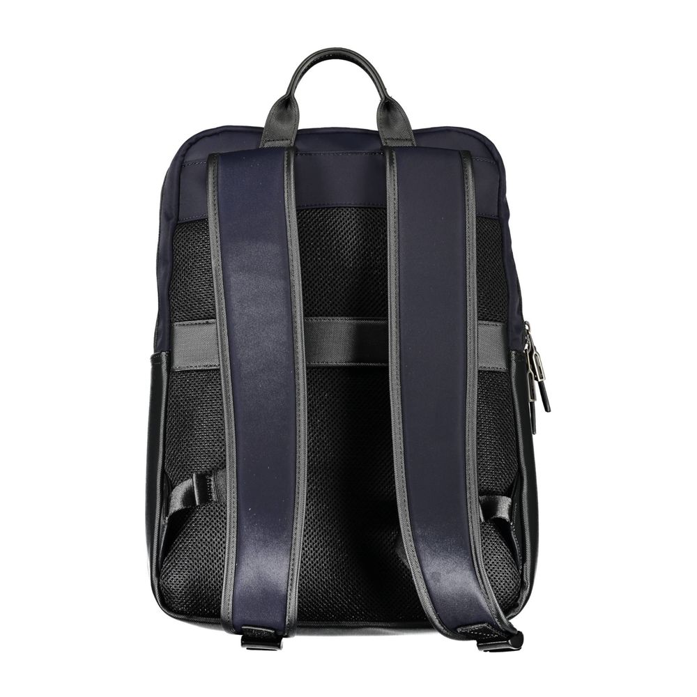 Blue Polyethylene Men Backpack Tommy Hilfiger