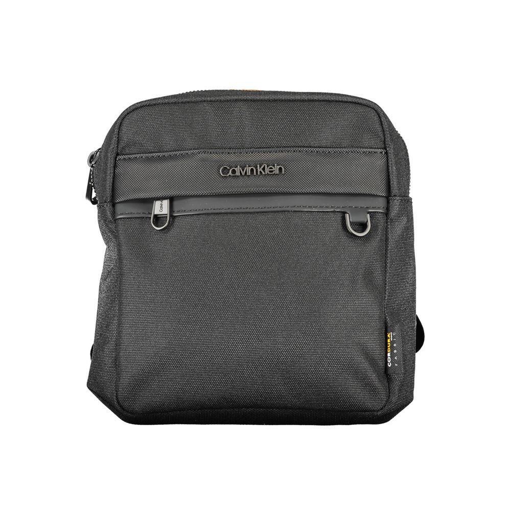 Black Polyester Men Shoulder Bag Calvin Klein