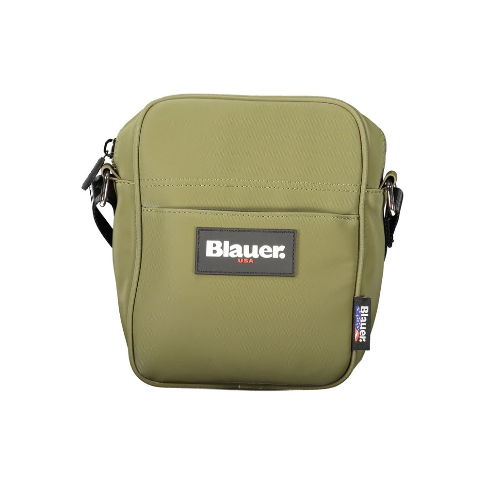 Green Polyester Men Shoulder Bag Blauer