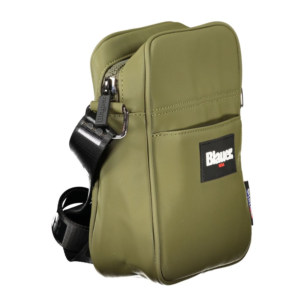 Green Polyester Men Shoulder Bag Blauer