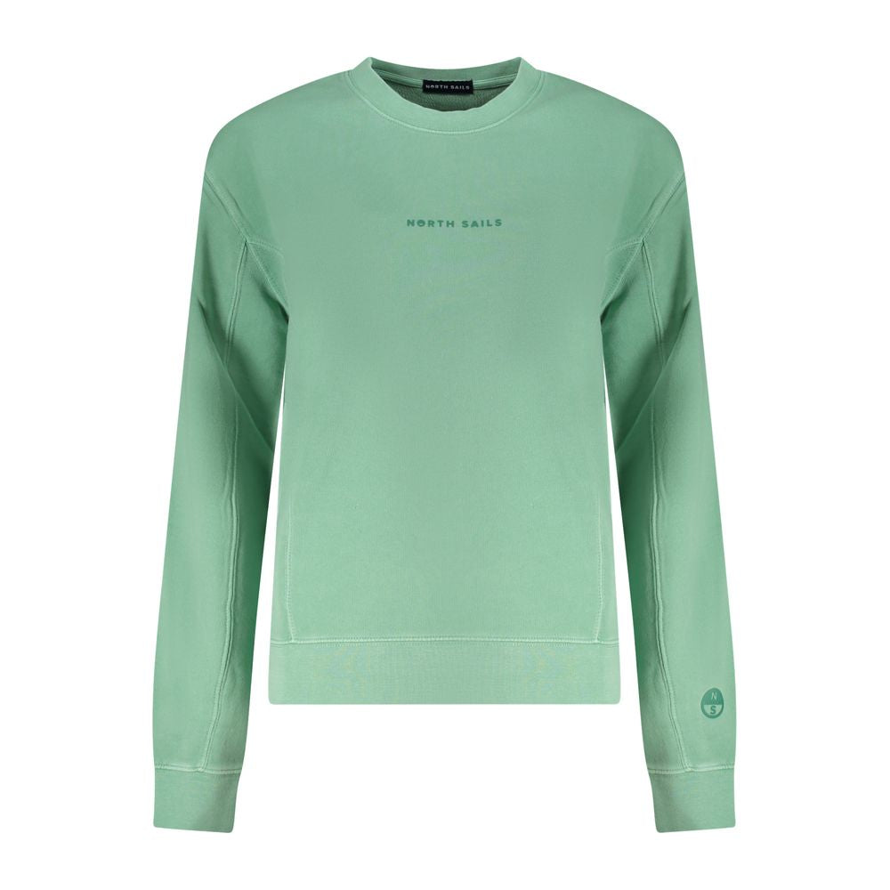 Green Cotton Women Sweater North Sails