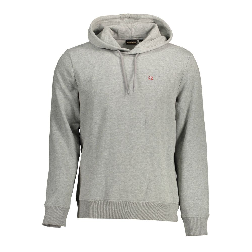 Gray Organic Cotton Men Sweater Napapijri