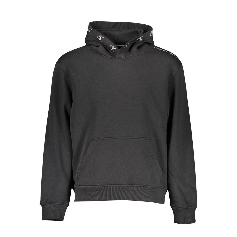 Black Cotton Men Sweater Calvin Klein