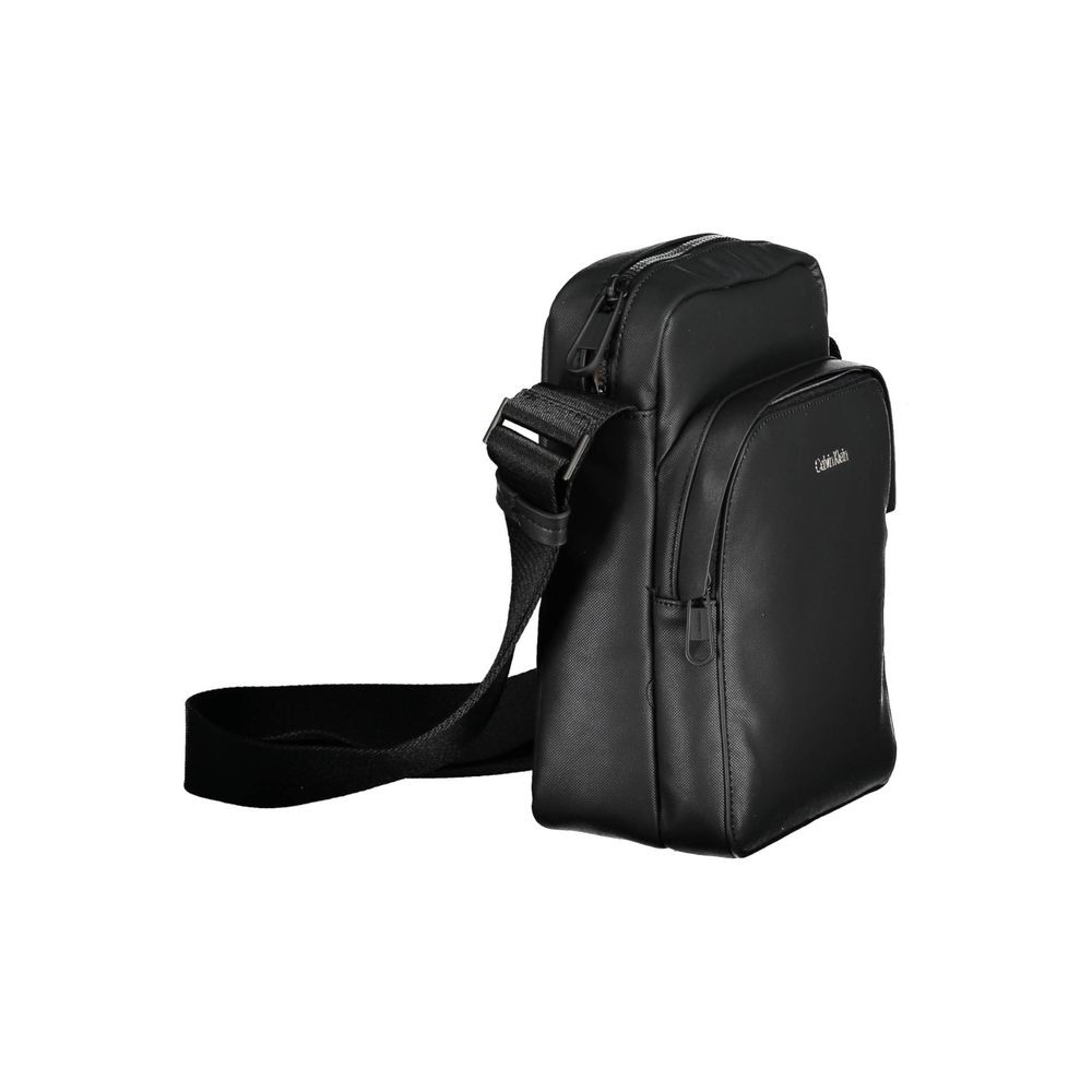 Black Polyester Men Shoulder Bag Calvin Klein
