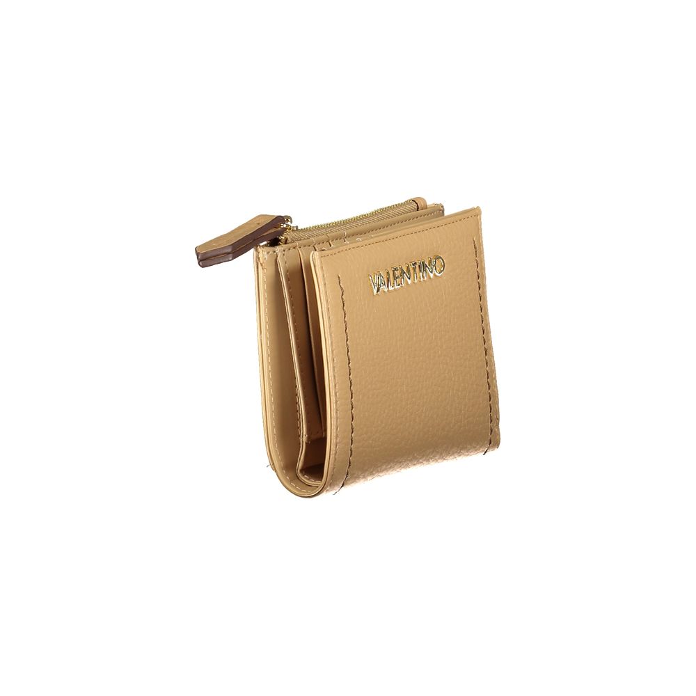 Beige Polyethylene Women Wallet Mario Valentino
