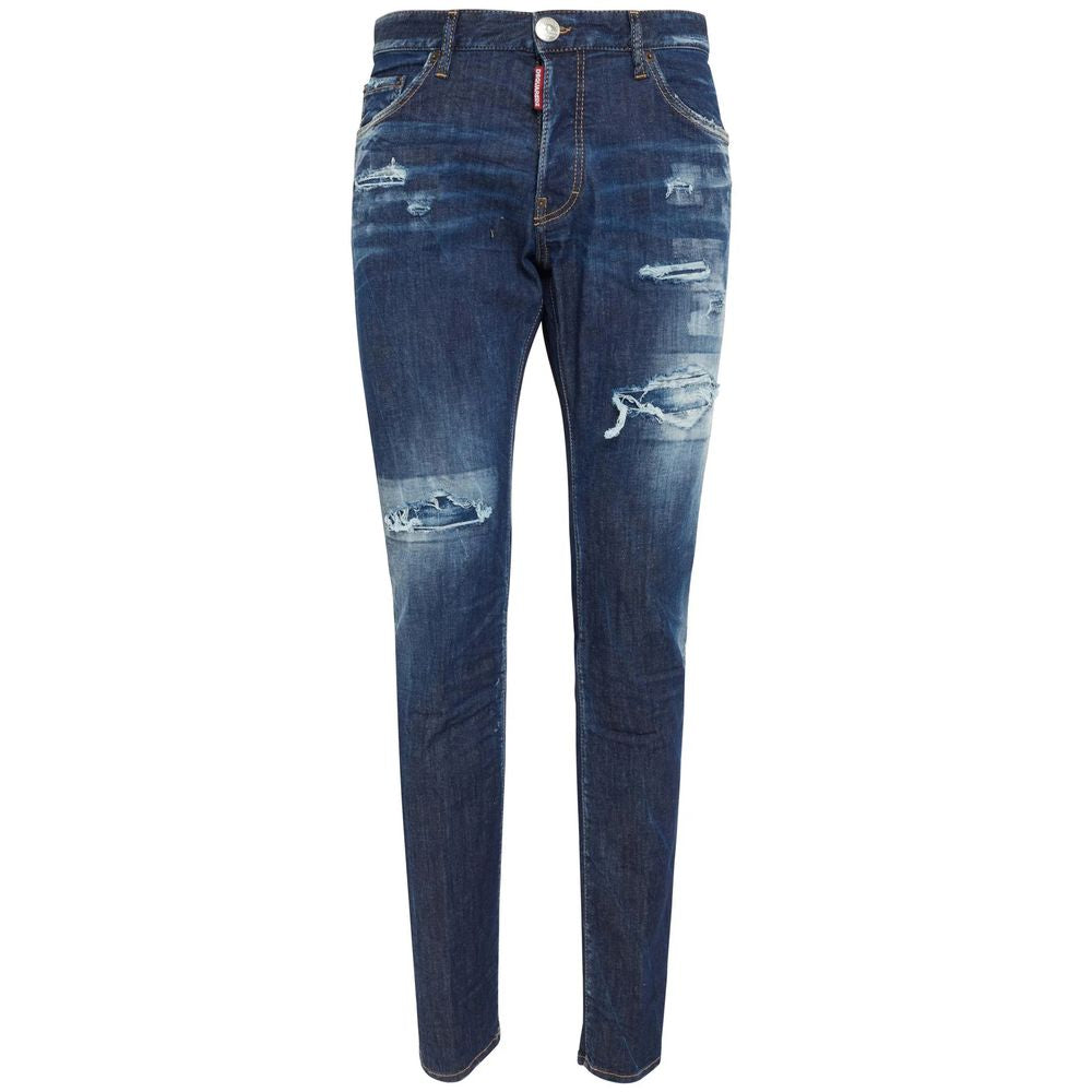 Blue Cotton Men Jeans Dsquared²