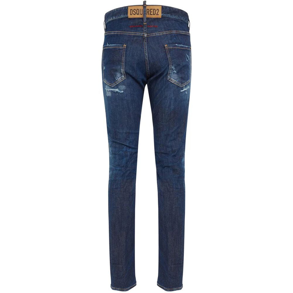 Blue Cotton Men Jeans Dsquared²