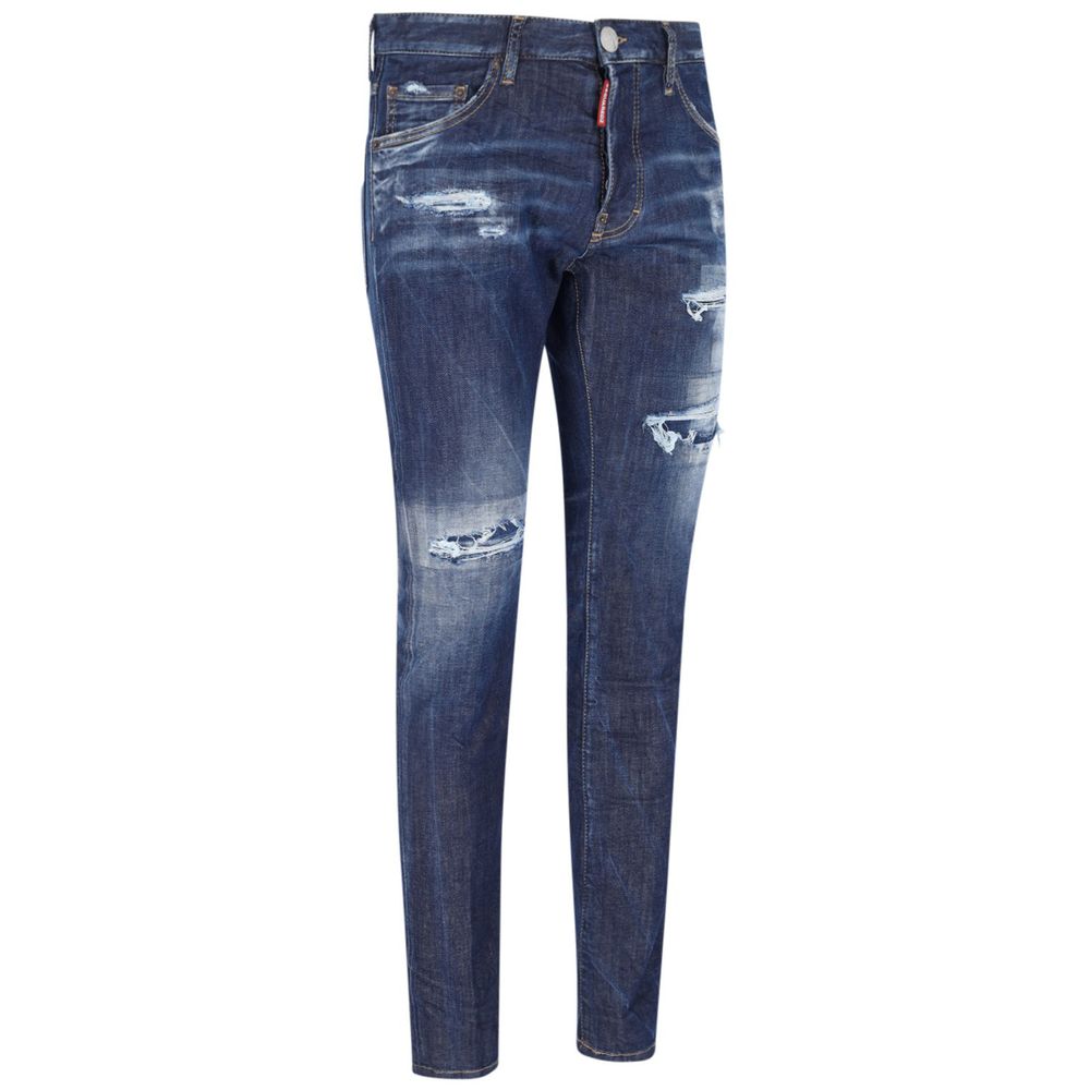 Blue Cotton Men Jeans Dsquared²