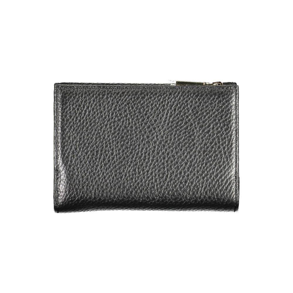 Black Leather Women Wallet Coccinelle