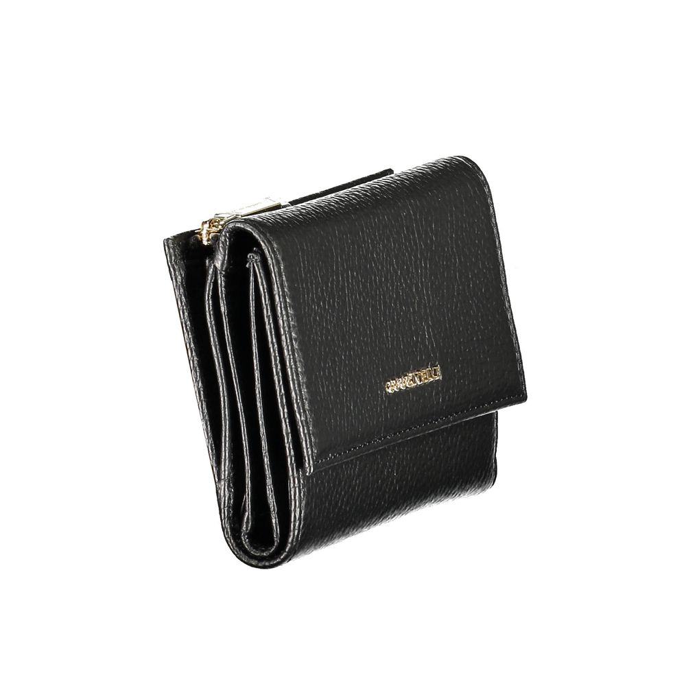 Black Leather Women Wallet Coccinelle
