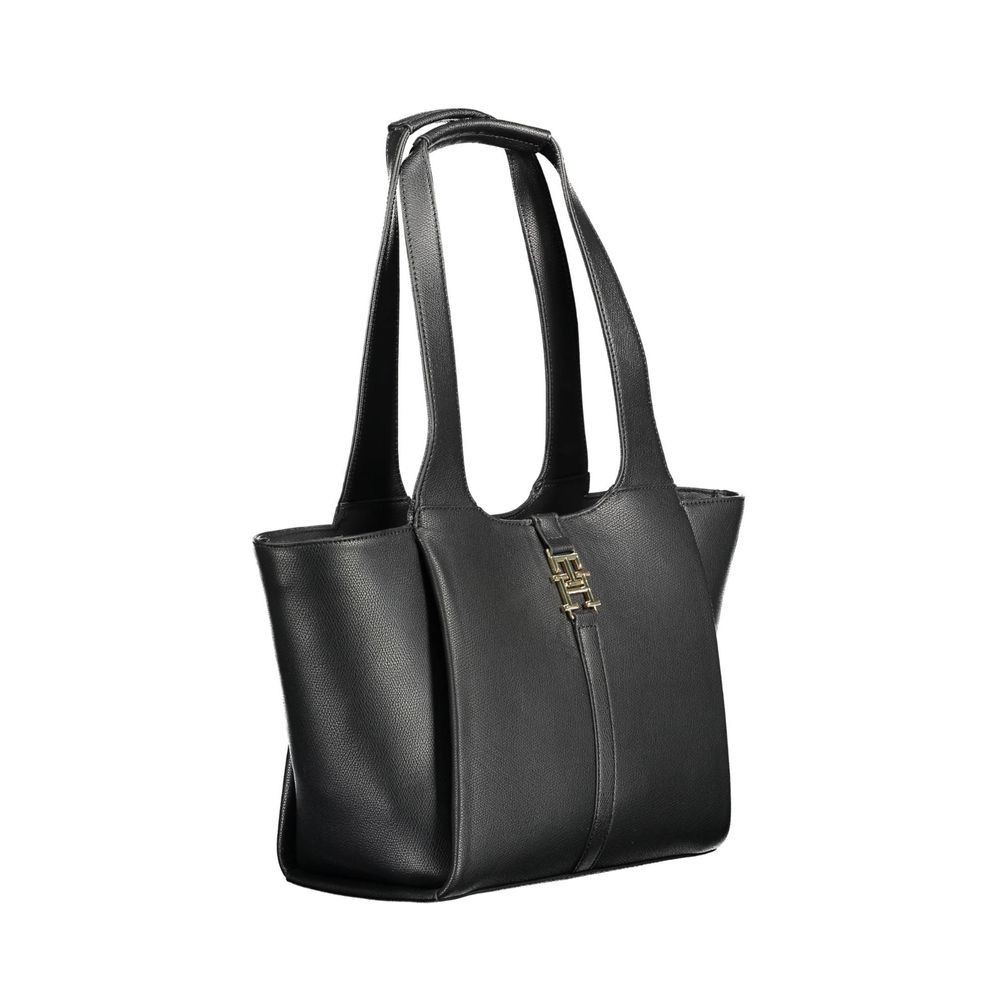 Black Polyethylene Women Handbag Tommy Hilfiger