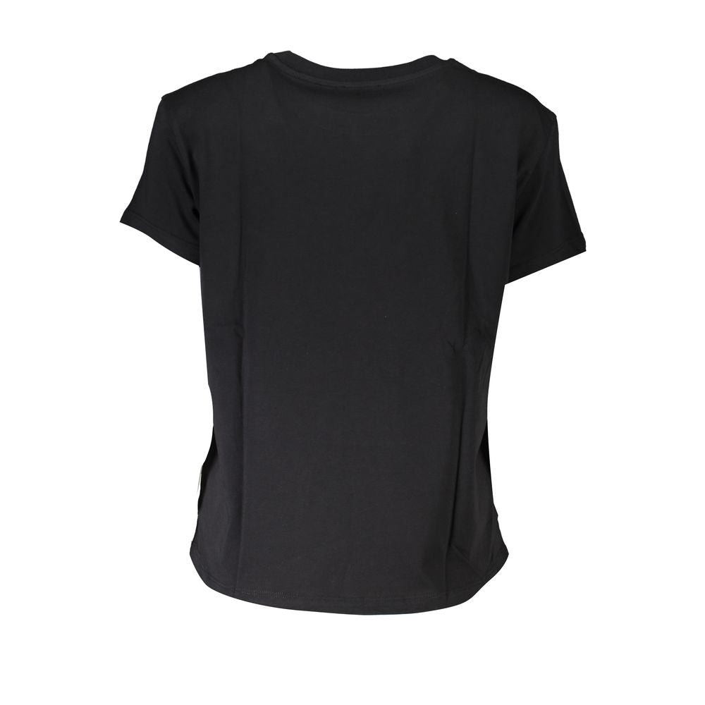 Black Cotton Women T-Shirt Patrizia Pepe