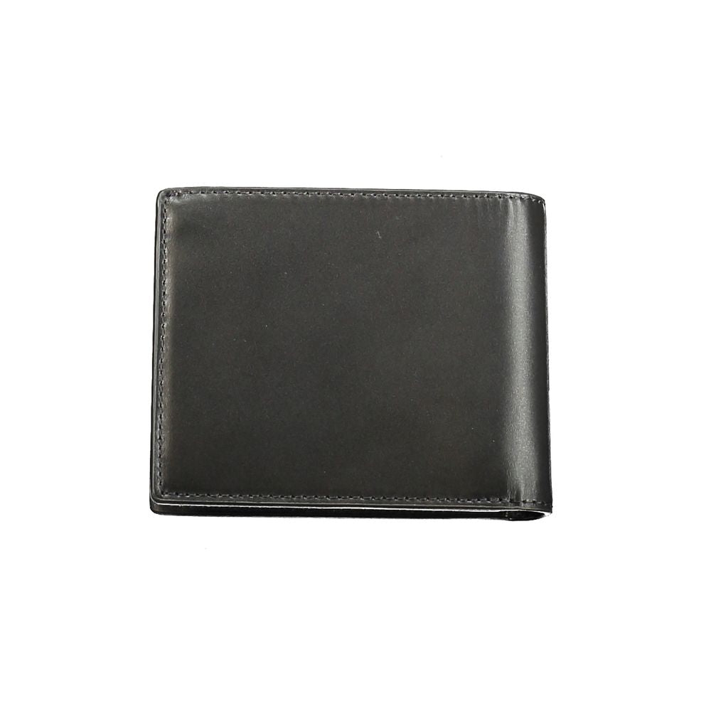 Black Leather Men Wallet Calvin Klein