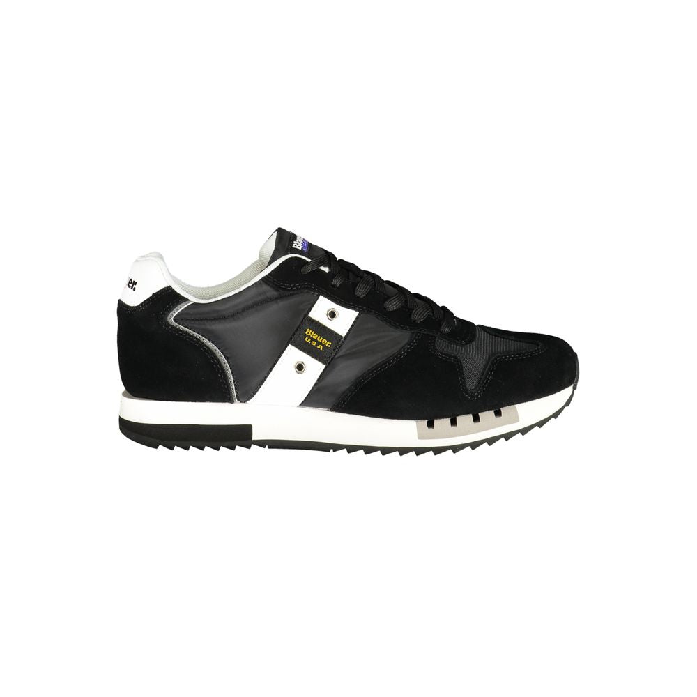 Black Polyester Men Sneaker Blauer