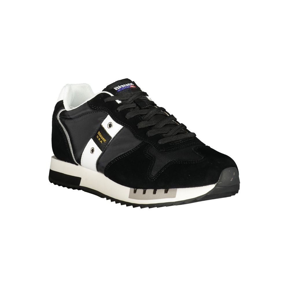 Black Polyester Men Sneaker Blauer