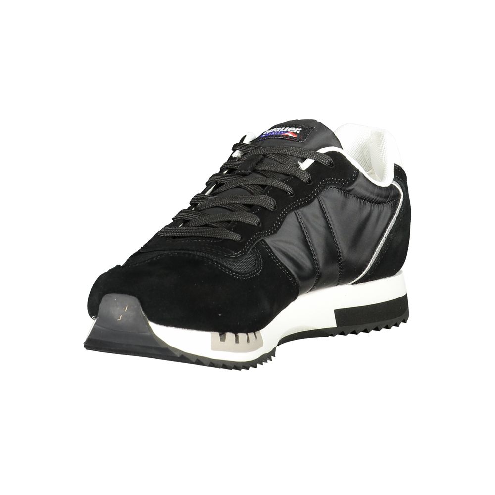 Black Polyester Men Sneaker Blauer