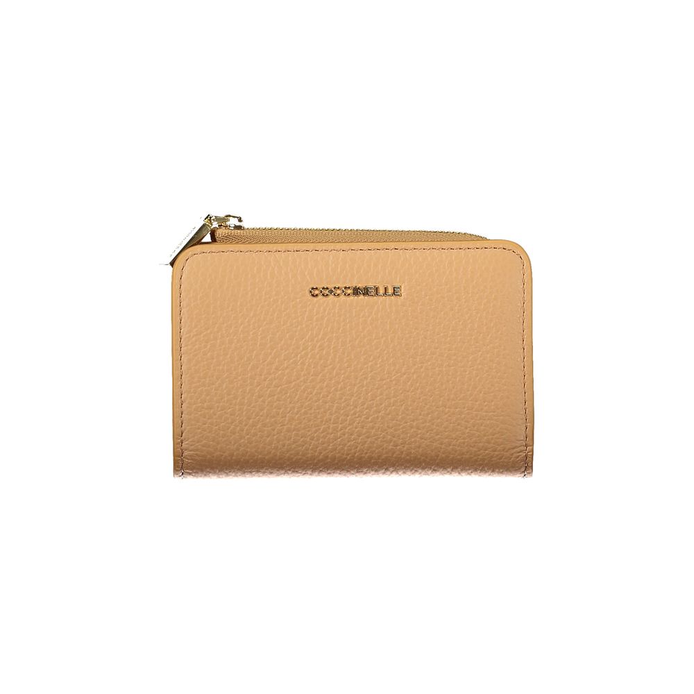 Brown Leather Women Wallet Coccinelle