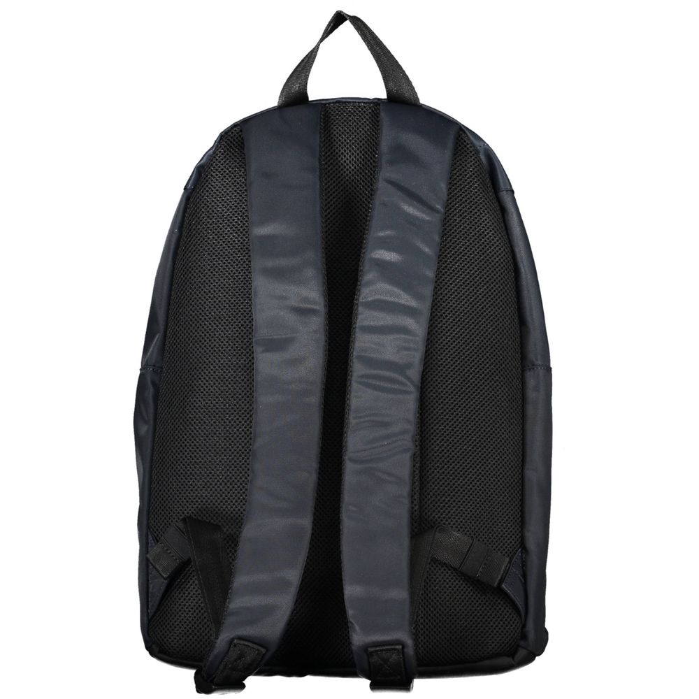 Blue Polyester Men Backpack Tommy Hilfiger