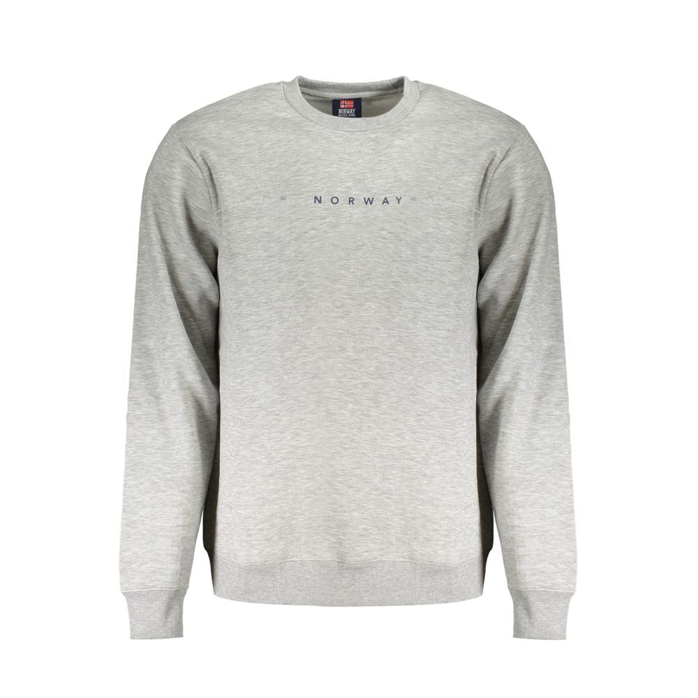 Gray Cotton Men's Sweater Norway 1963