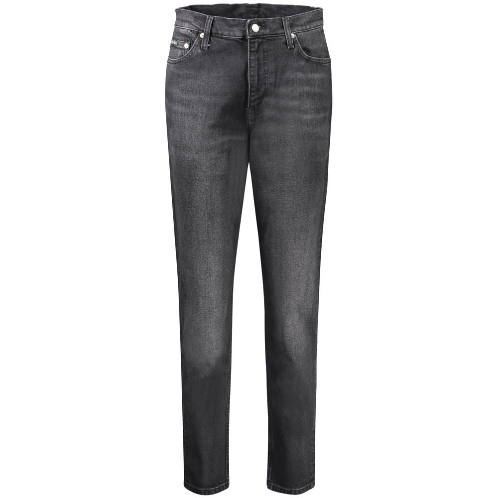 Black Cotton Women Jeans Calvin Klein