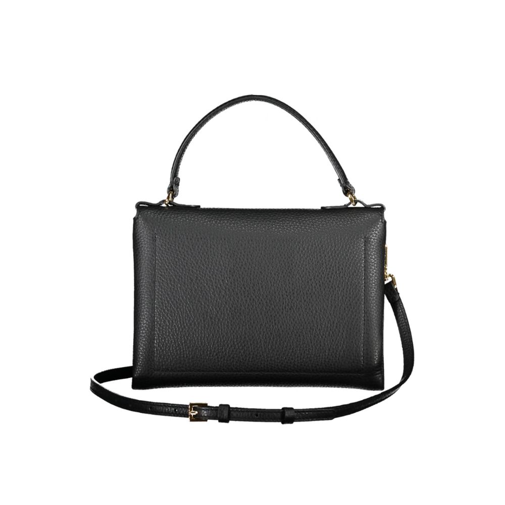 Black Leather Women Handbag Coccinelle