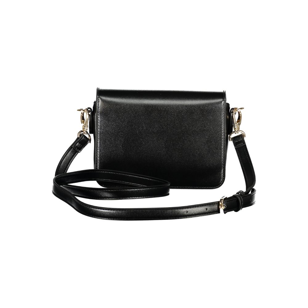 Black Polyethylene Women Handbag Mario Valentino