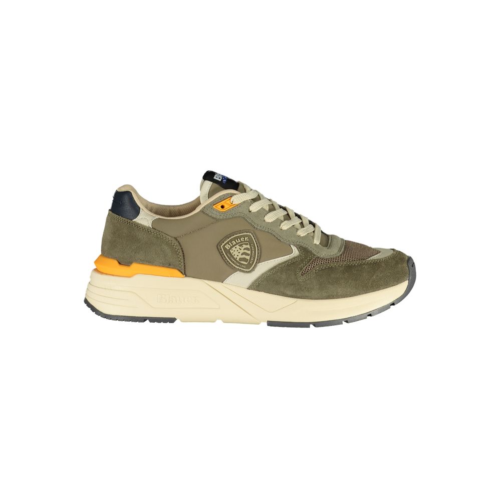 Green Polyester Men Sneaker Blauer