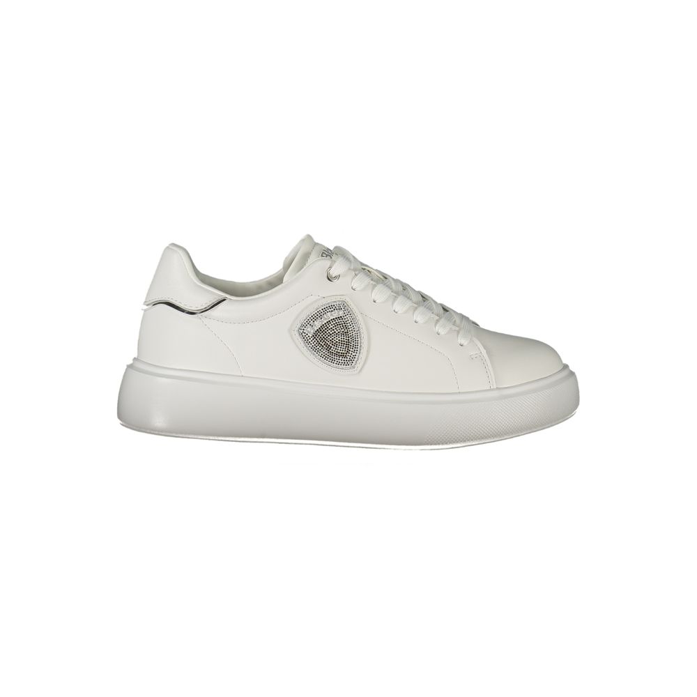 White Leather Women Sneaker Blauer